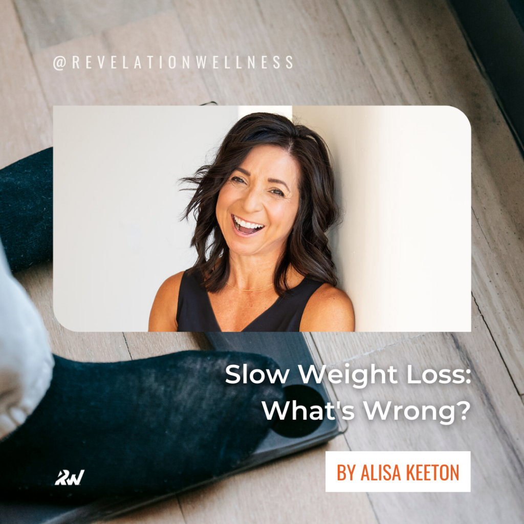 slow weight loss- what's wrong?