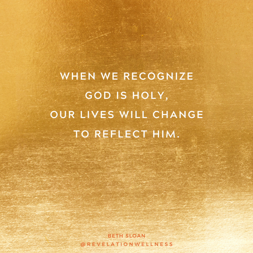 God's holiness