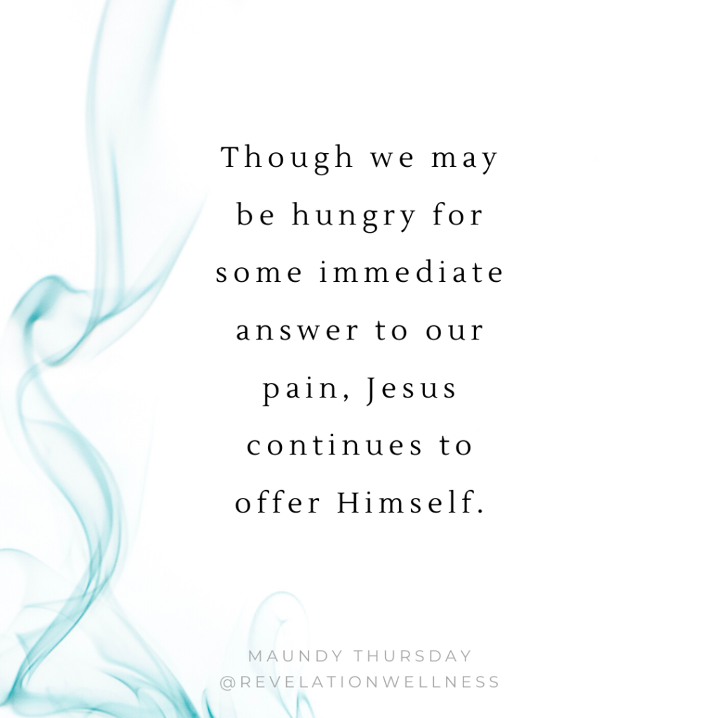 Maundy Thursday Devotional