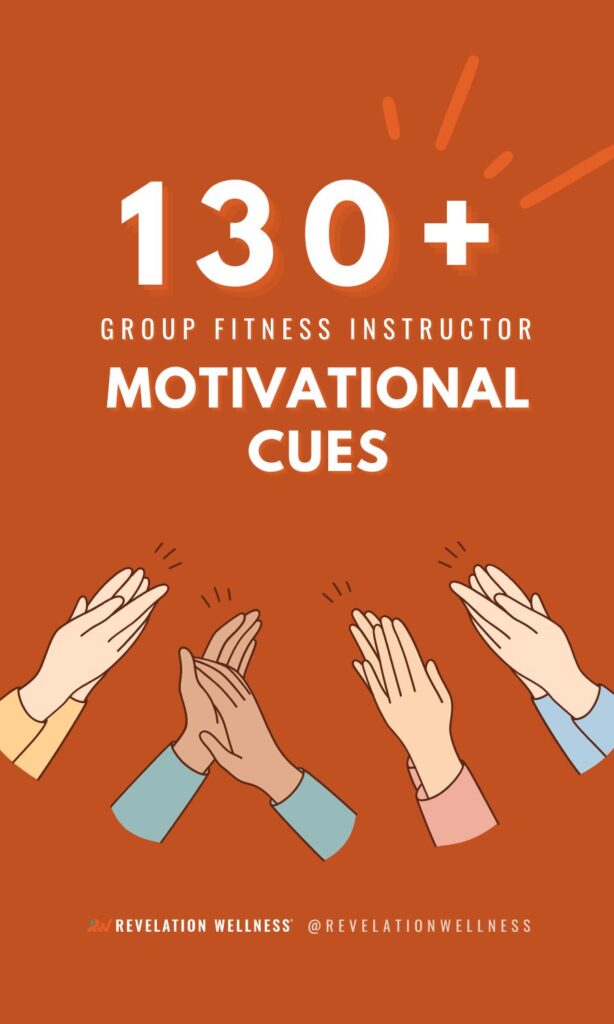 130 motivational cues for fitness instructors