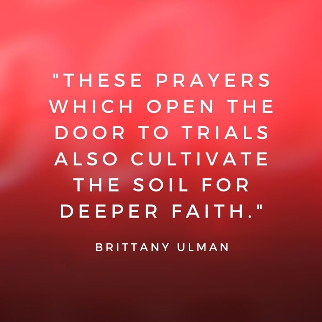 two word prayers for deeper faith