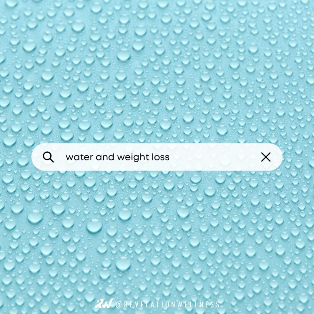 what does drinking water have to do with weight loss?