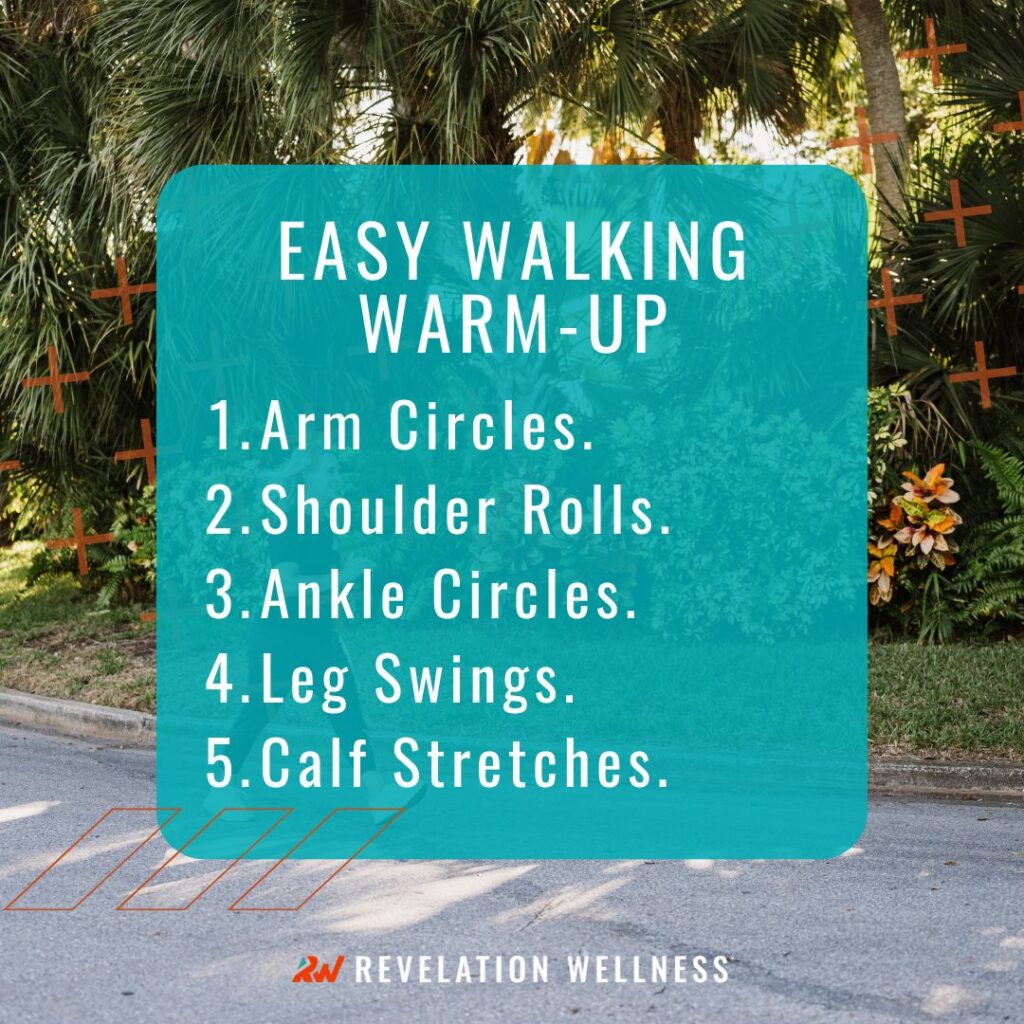 easy walking warm up